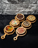 اردو خوری گرد و مربع چوبی