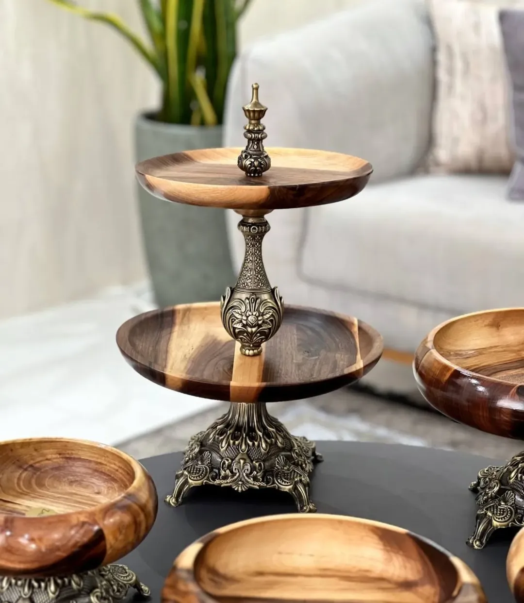 خرید سرویس پذیرایی چوبی