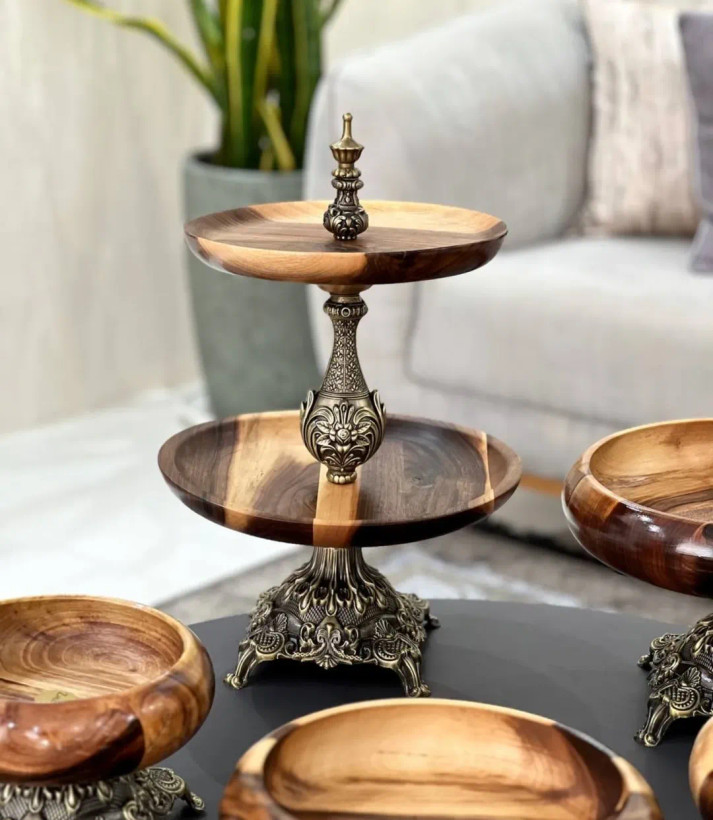 خرید سرویس پذیرایی چوبی