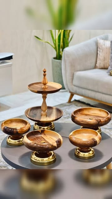 سرویس پذیرایی چوب گردو سوپر براق