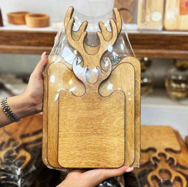 تخته سرو گوزن مربع