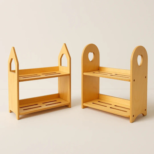 استند چوبی دو طبقه