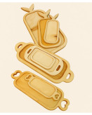 رولت خوری چوبی مدل دم ماهی،برگ،قلب