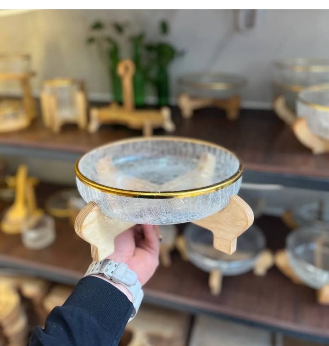 شیرینی خوری طرح ترک پایه چوب