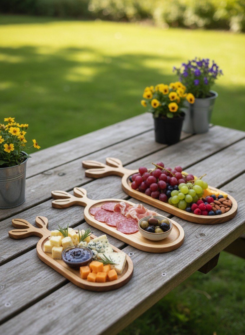 رولت خوری چوبی طرح برگ