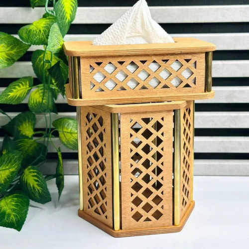 سطل و جادستمالی چوبی