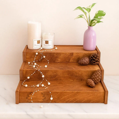 استند چوبی پله ای