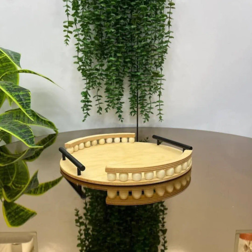 سینی مستطیل مهره دار