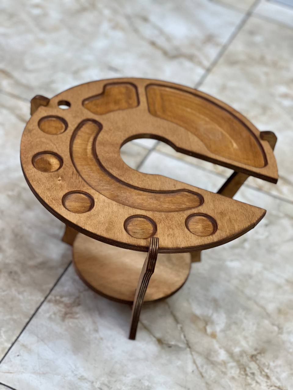 میز قلیان چوبی