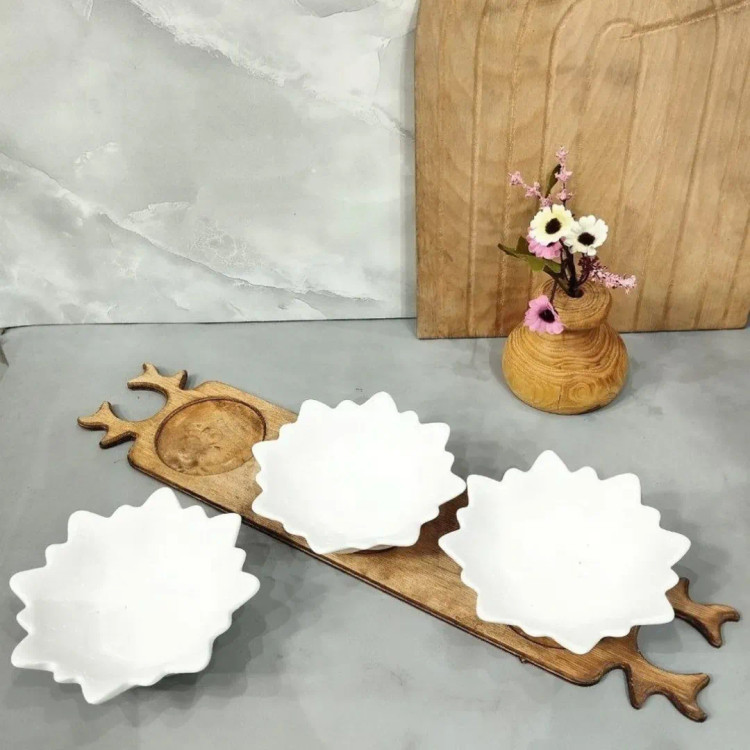 اردو خوری سرامیک زیر چوب