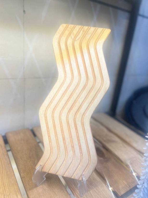 تخته سرو شیار دار مدل موج