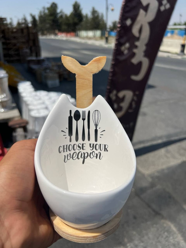 جا قاشقی کنار گازی