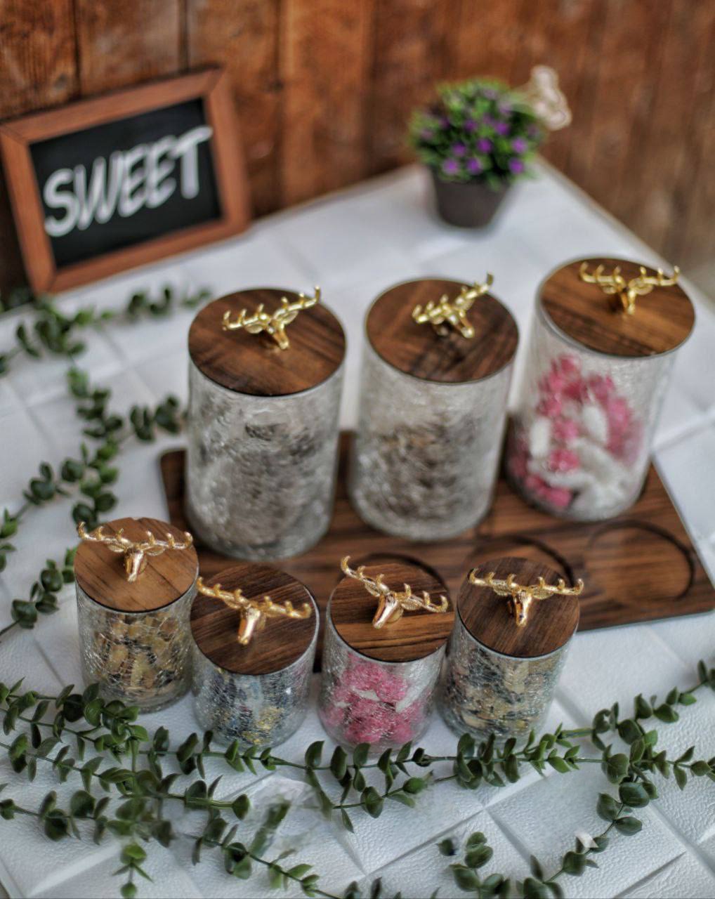 پاسماوری بلور آبگز ۷ تکه