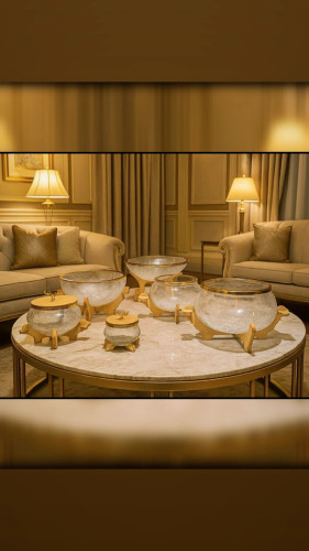 سرویس پذیرایی بلور ابگز لب طلا