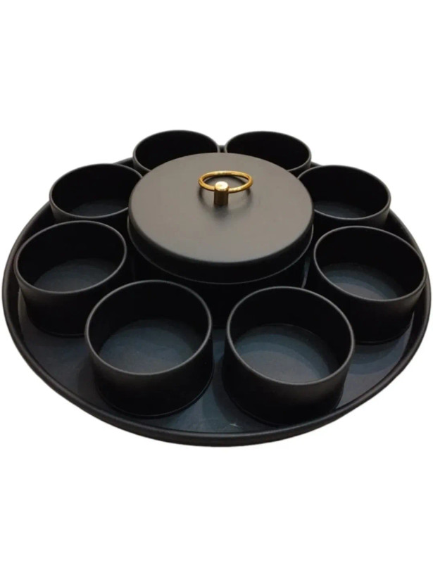 اردو خوری فلزی مشکی