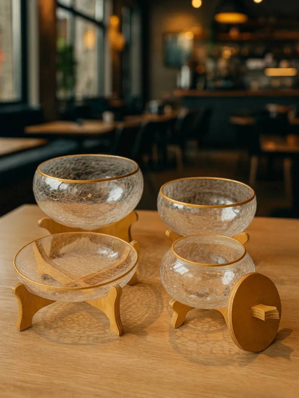 سرویس بلور آبگز لب طلا