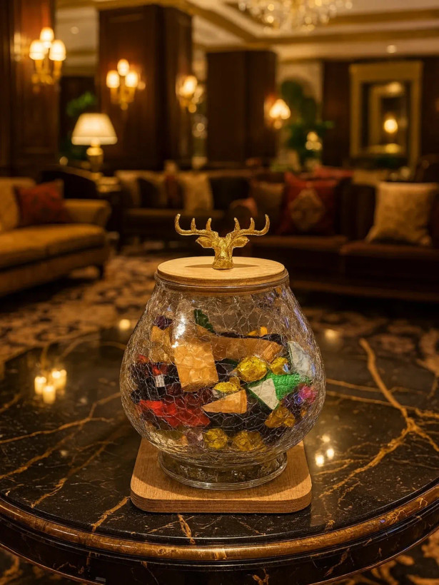 شکلات خوری درب چوبی