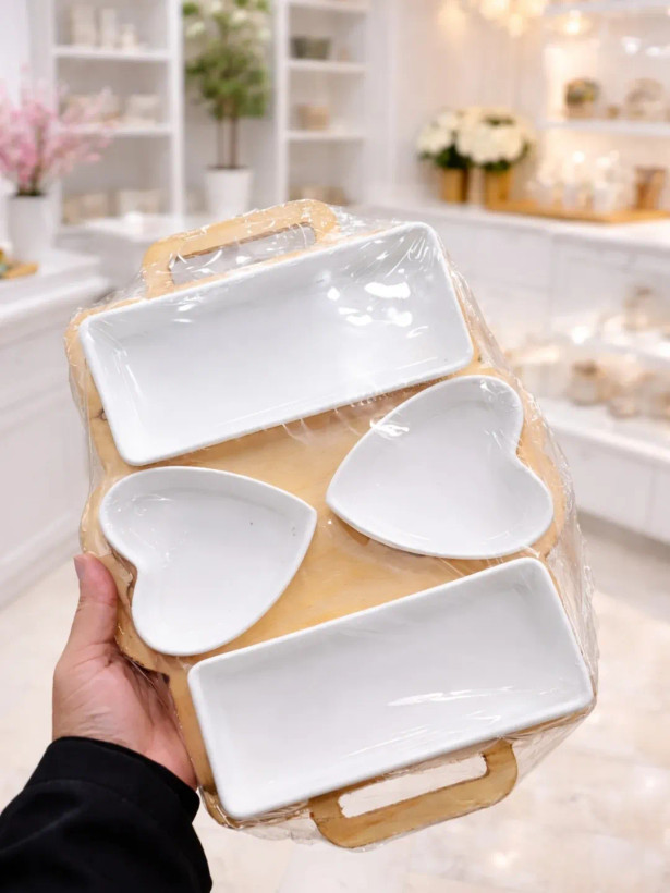 اردو خوری سرامیکی سینی دار