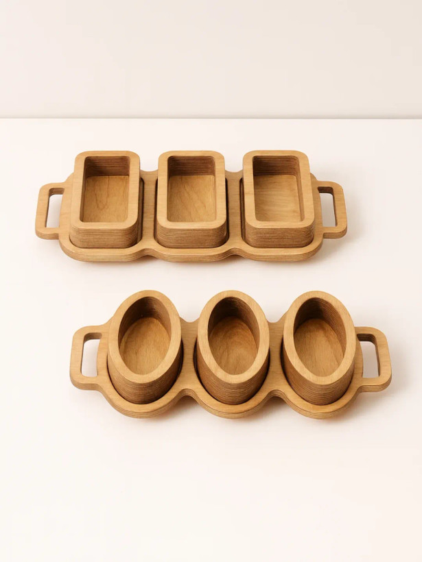 اردو خوری دوبل مستطیل و بیضی