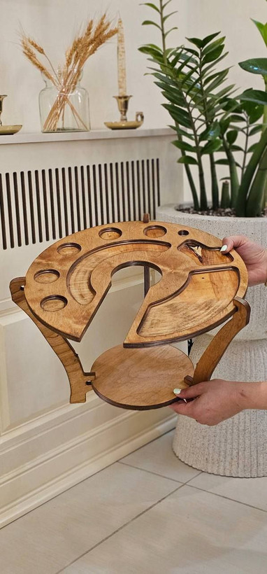 میز قلیان چوبی