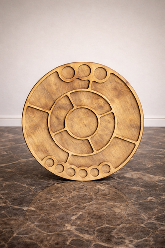 سینی مزه خوری گرد چوبی