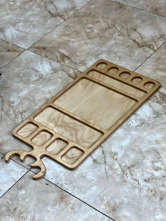 سینی مزه سایز بزرگ چوب