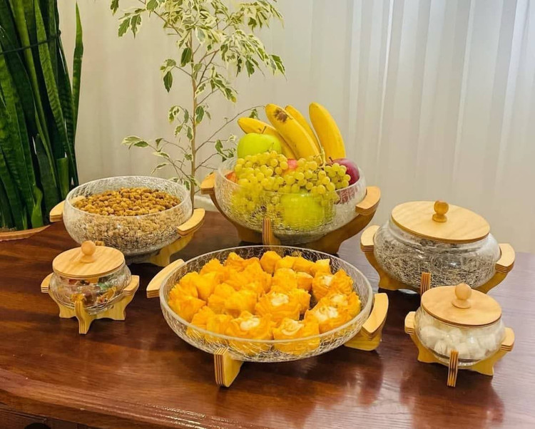 سرویس پذیرایی بلور ۵ تکه